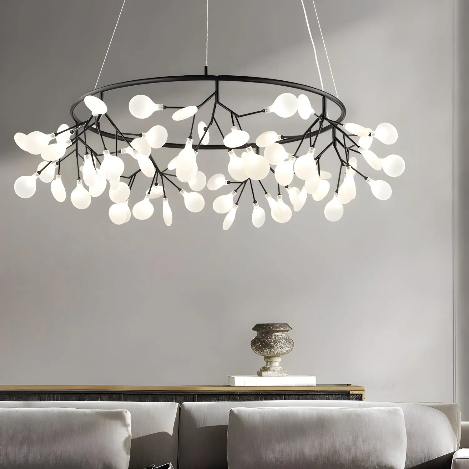 Antizer Black Firefly LED Chandelier