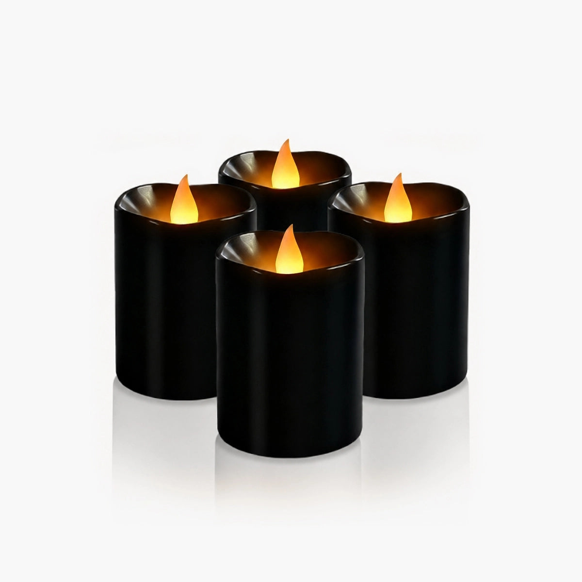 Antizer Black Flameless Votive Candles 12 Pack × 36