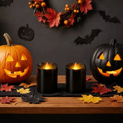 Antizer Black Flameless Votive Candles 12 Pack × 36