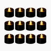Antizer Black LED Flameless Candle Tealights 100 Pack × 18