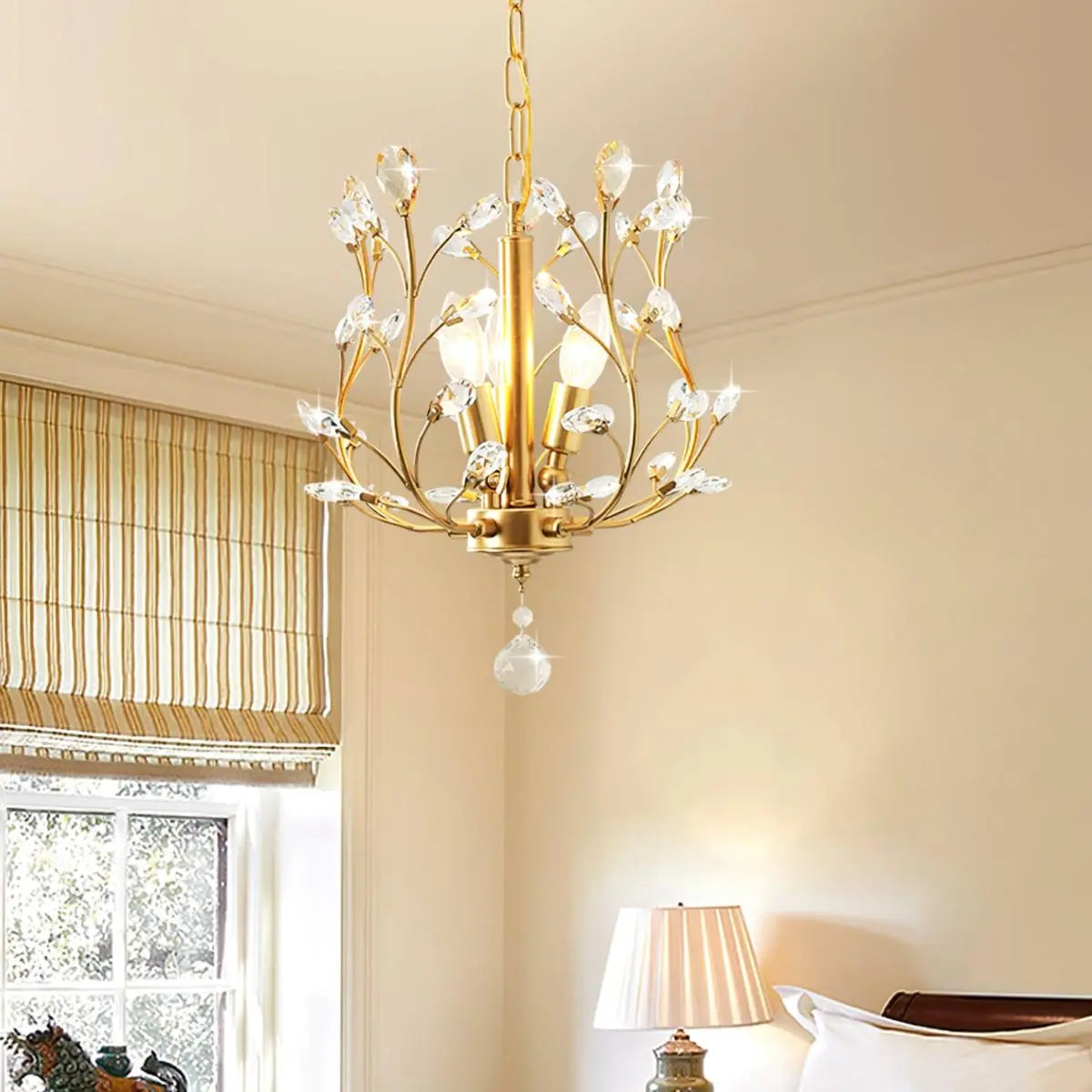 Antizer Branch Crystal Chandelier for Living Room