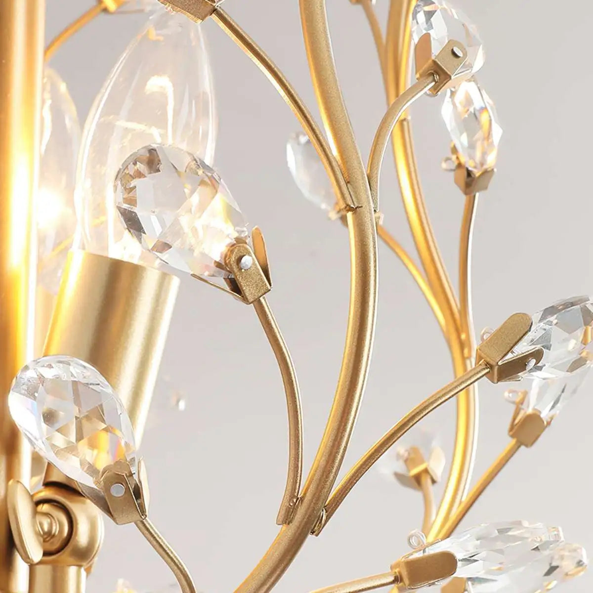 Antizer Branch Crystal Chandelier for Living Room