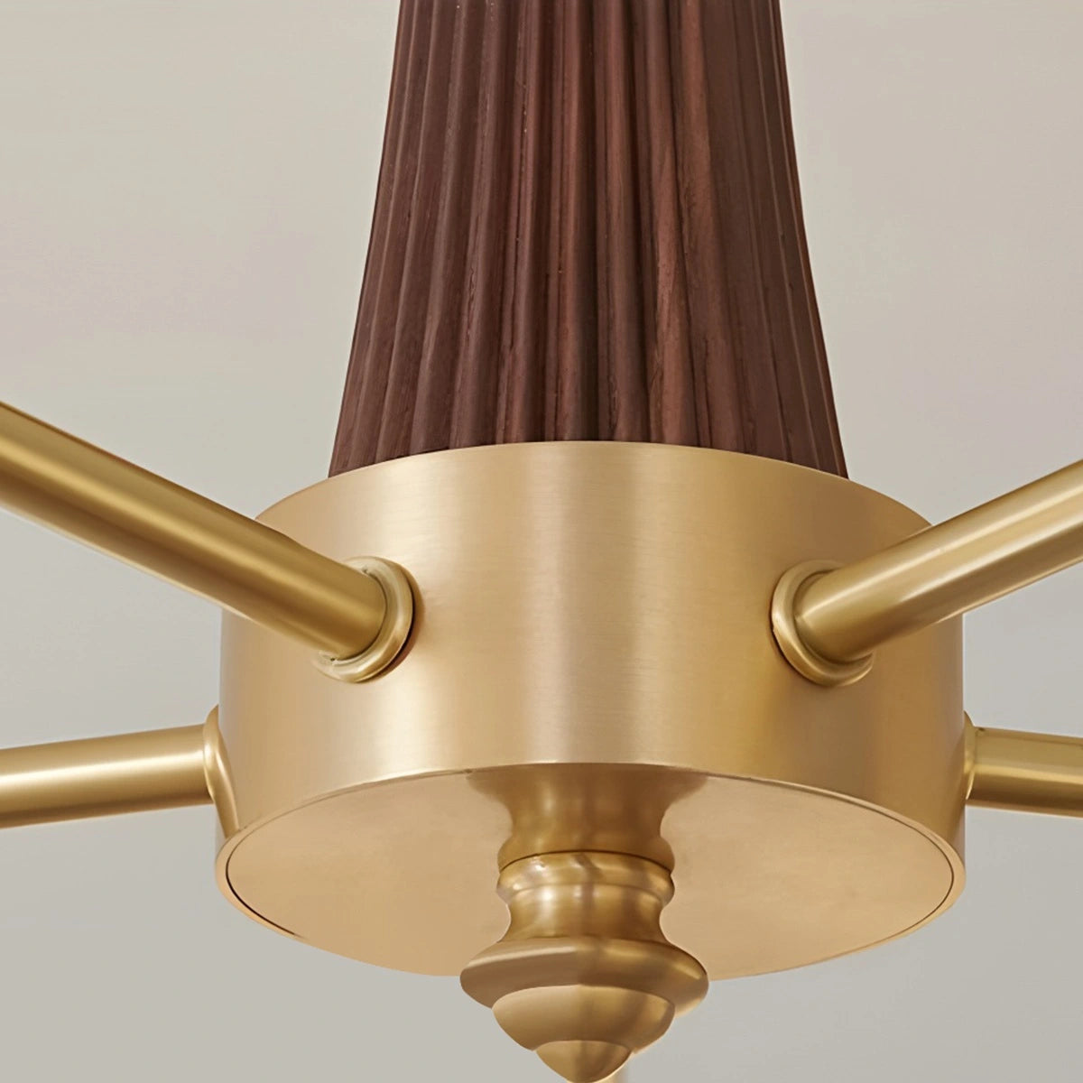 Antizer Brass Wooden Persimmon Chandelier