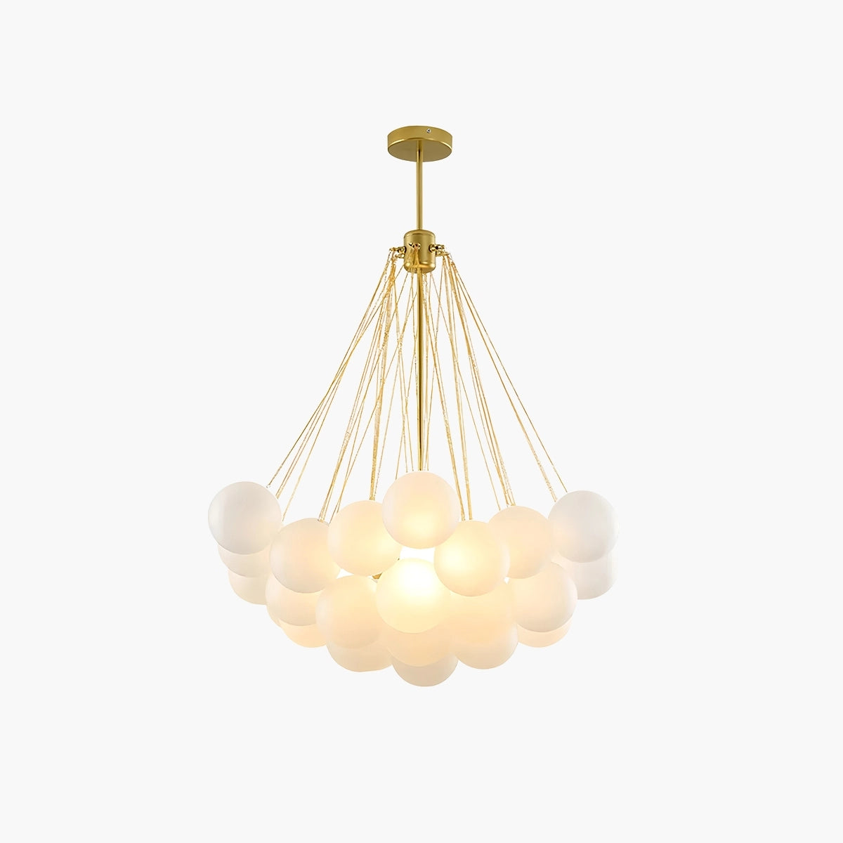 Antizer Modern Bubble Glass Chandelier for Living Room