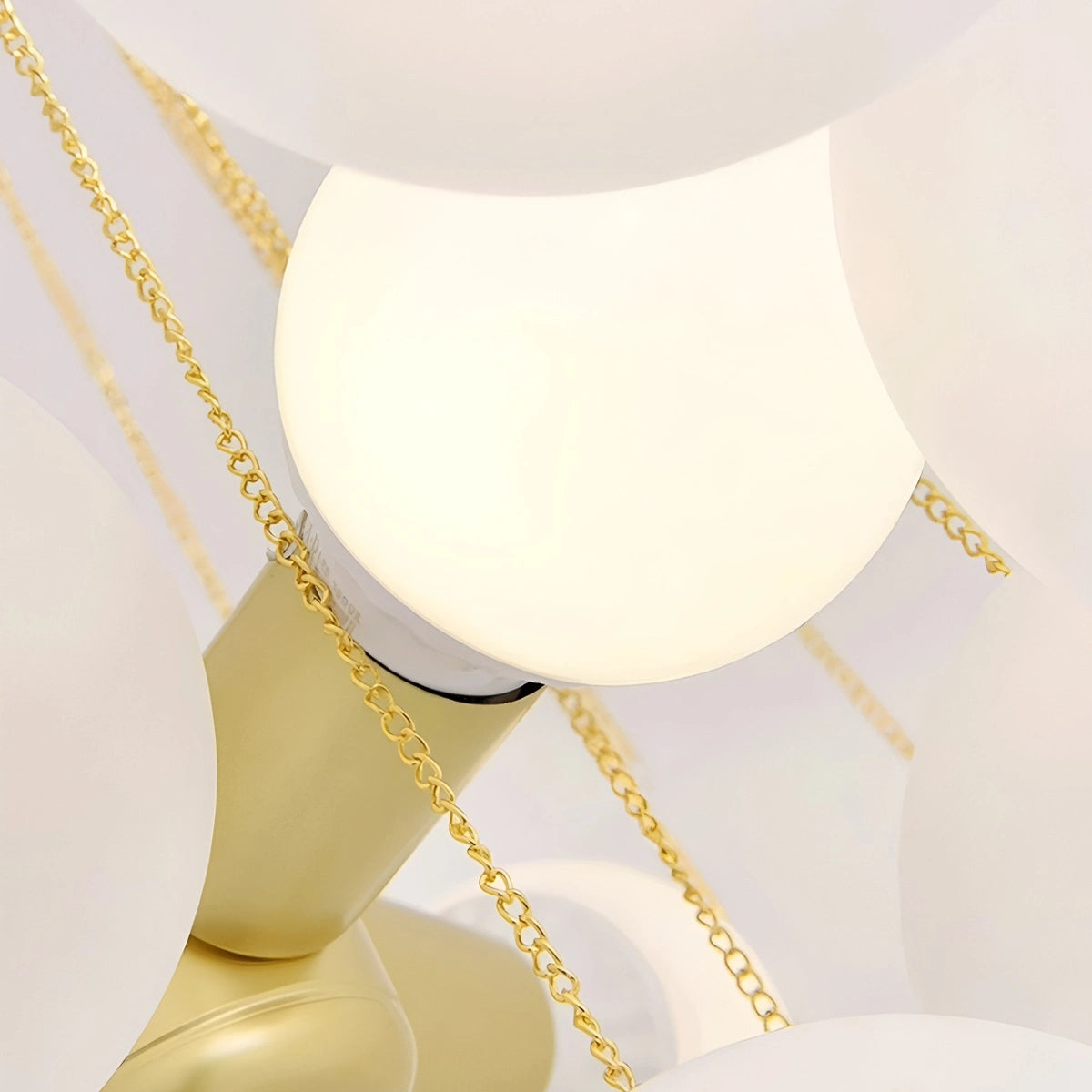 Antizer Modern Bubble Glass Chandelier for Living Room