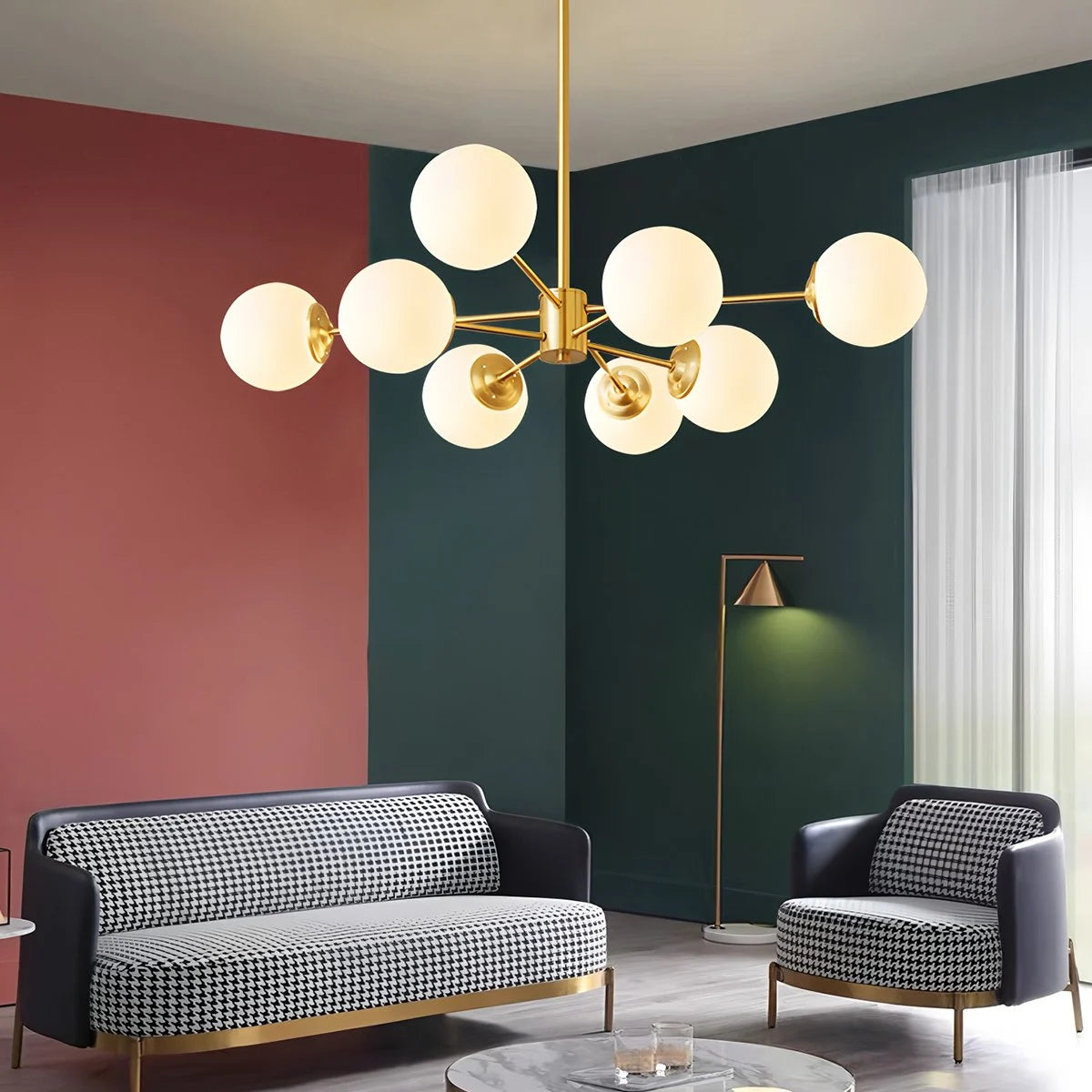 Antizer Camilla Glass Chandelier for Living Room