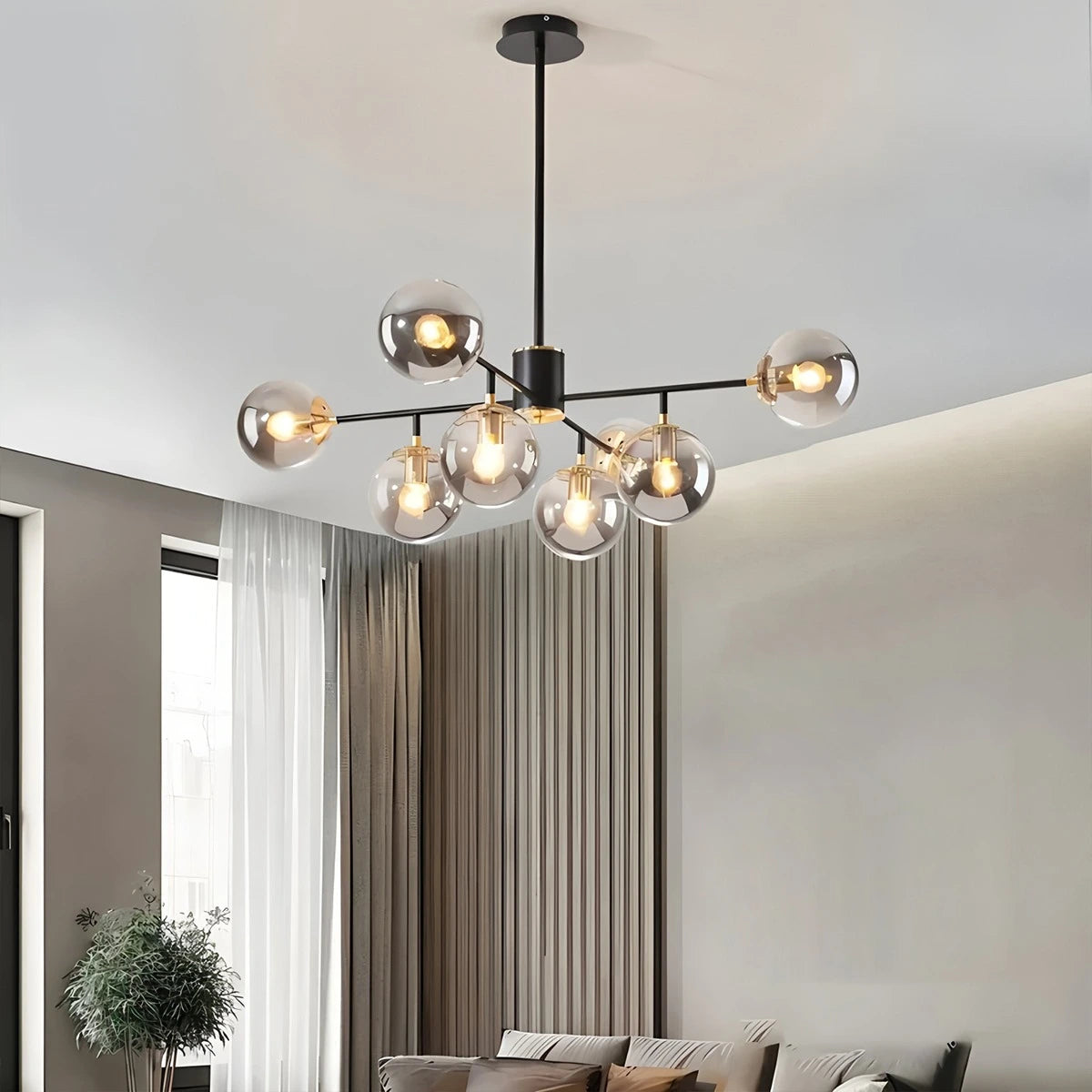 Antizer Camilla Glass Chandelier for Living Room