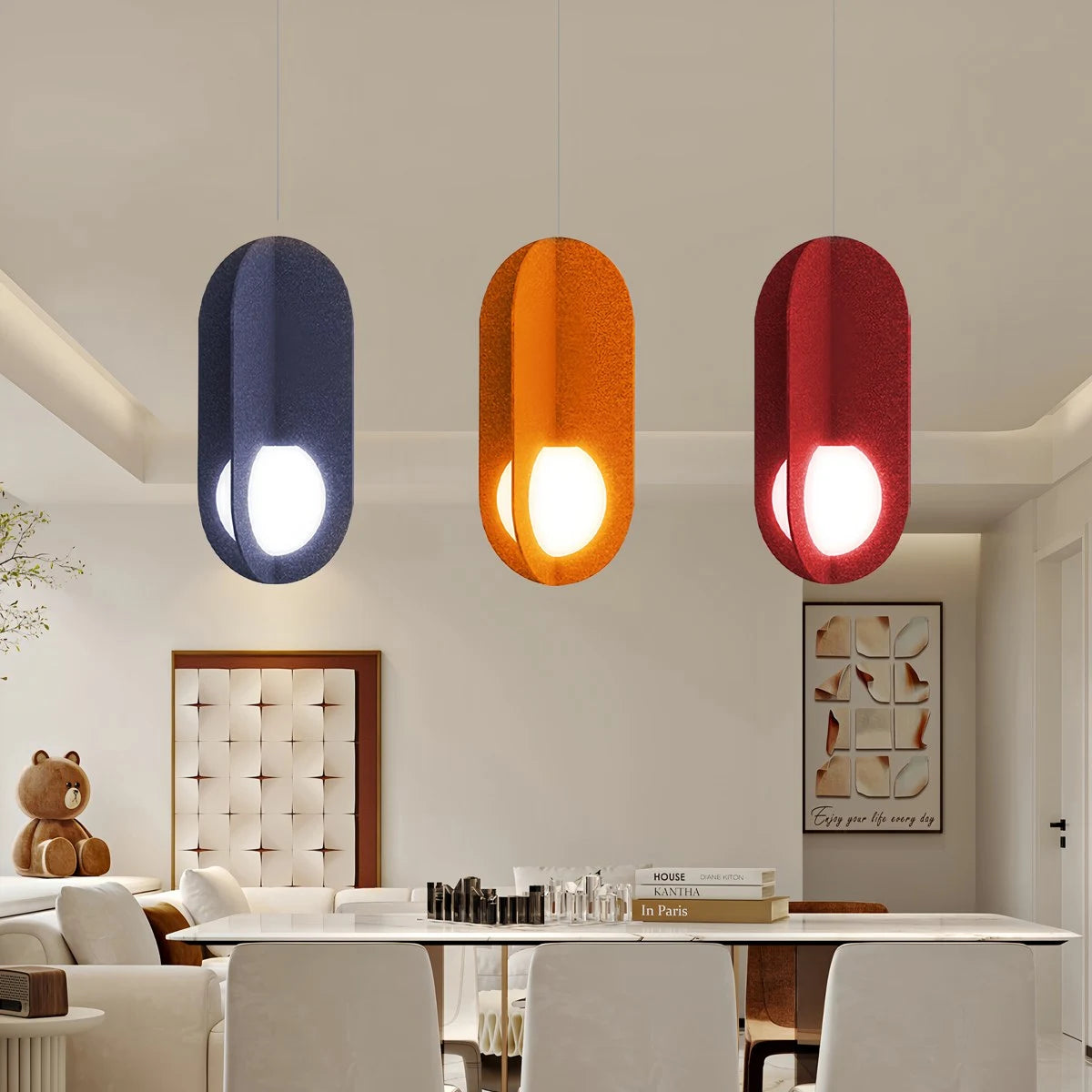 Antizer Carambola Acoustic Pendant Light for Dining Area