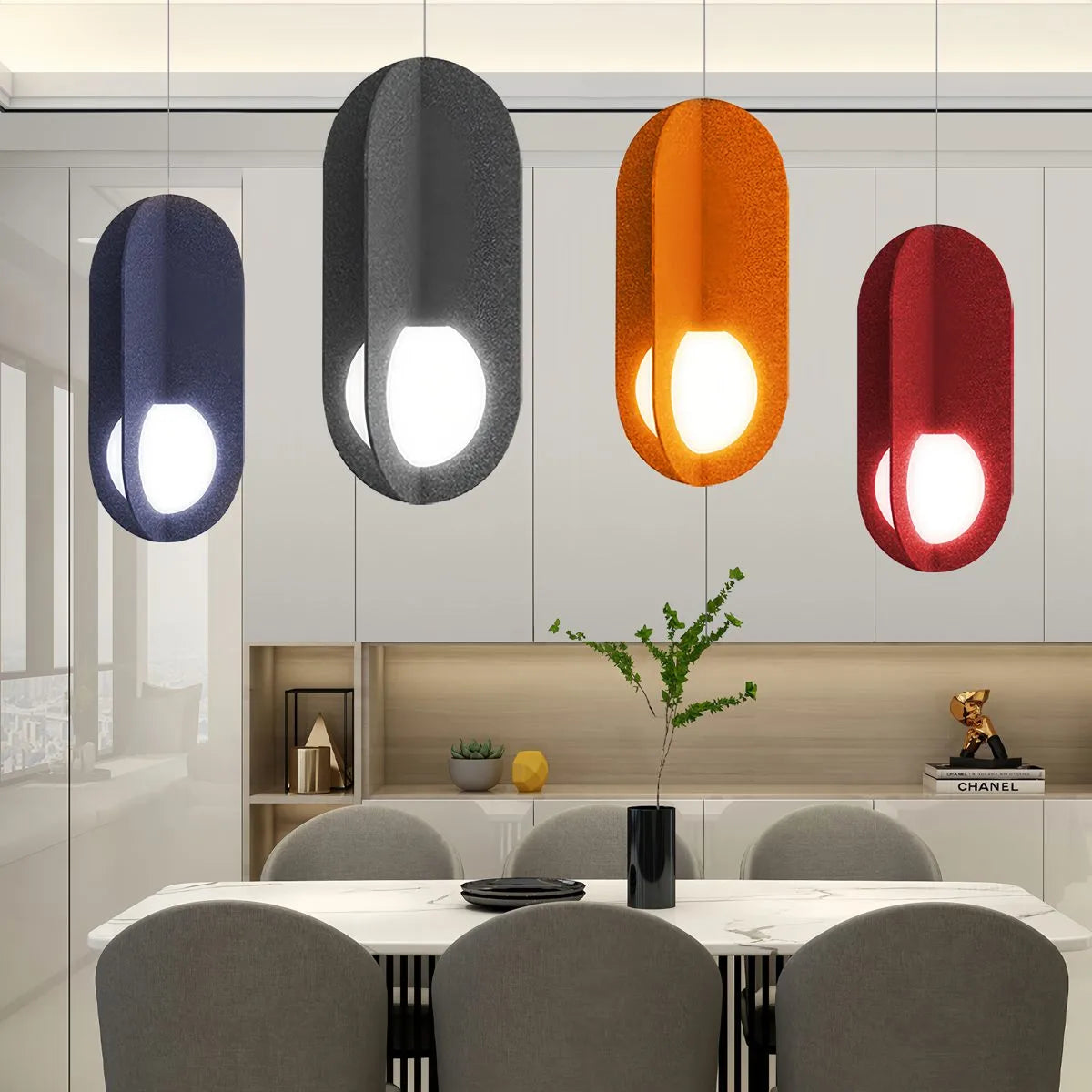 Antizer Carambola Acoustic Pendant Light for Dining Area