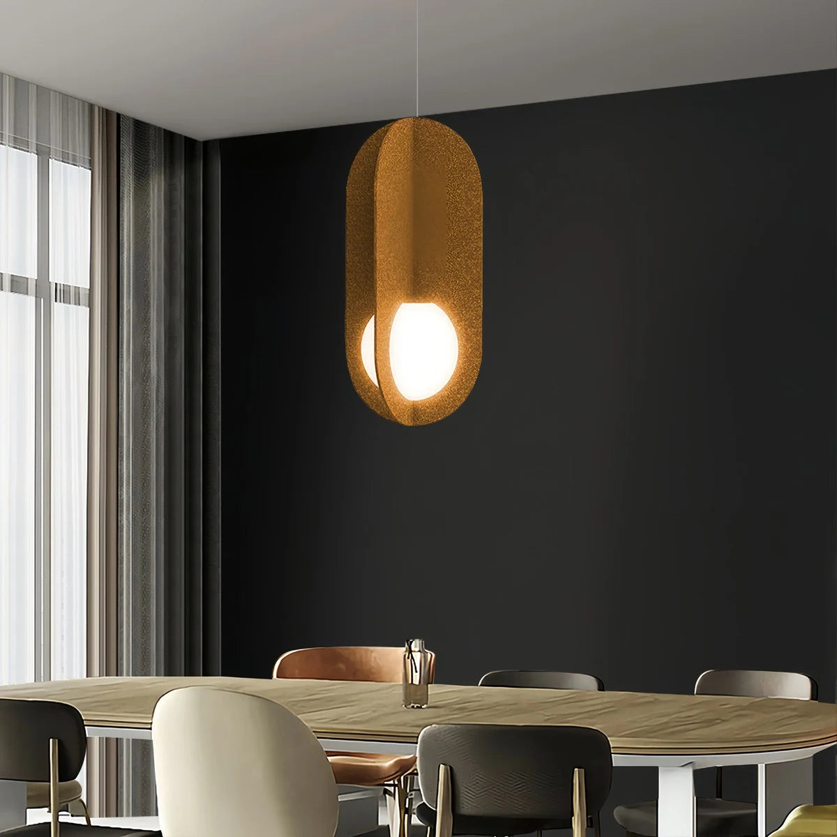 Antizer Carambola Acoustic Pendant Light for Dining Area