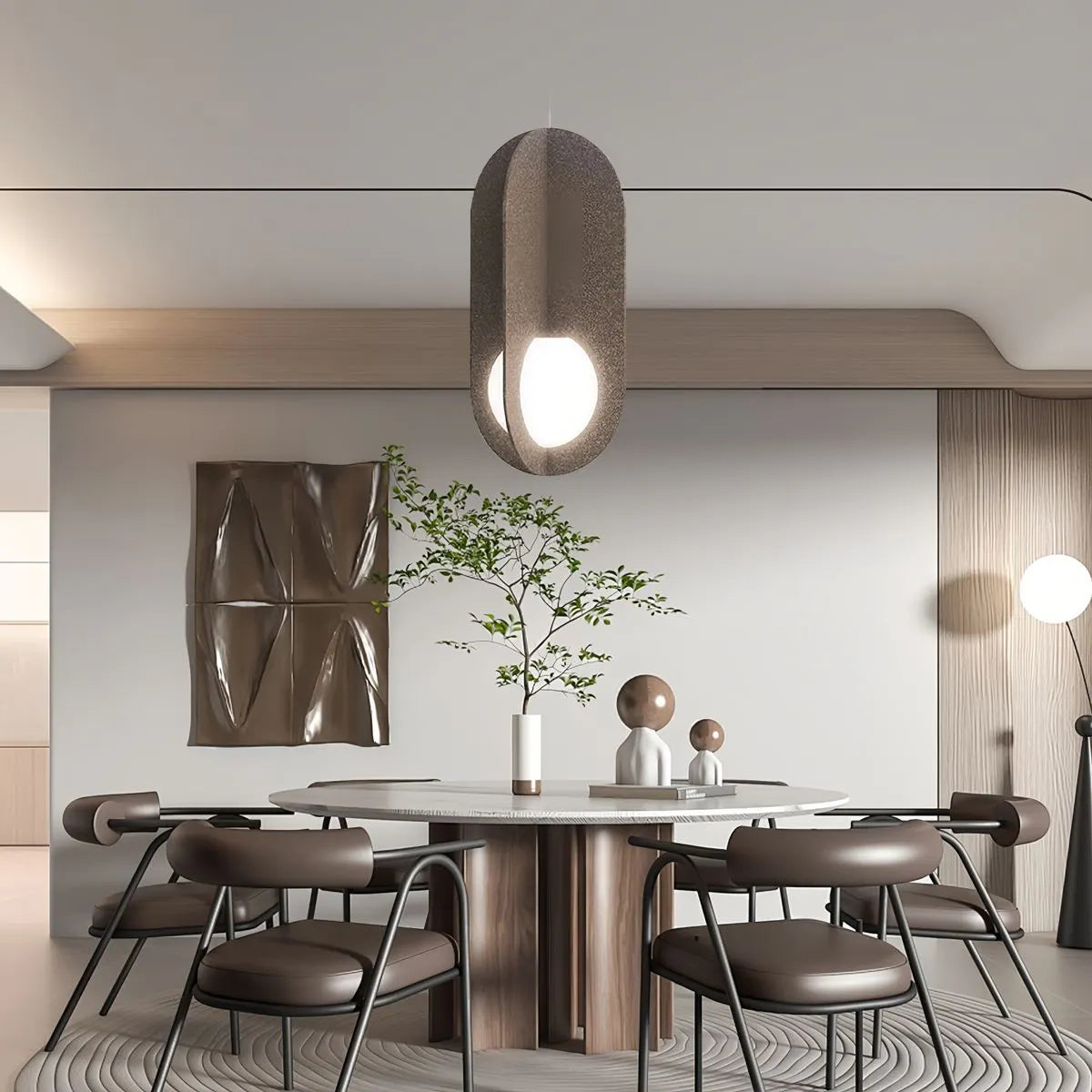 Antizer Carambola Acoustic Pendant Light for Dining Area
