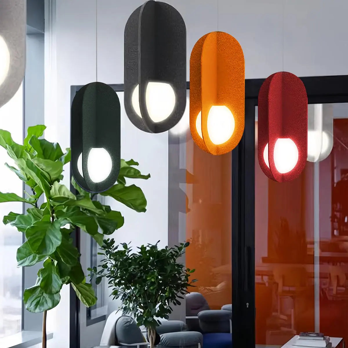 Antizer Carambola Acoustic Pendant Light for Dining Area