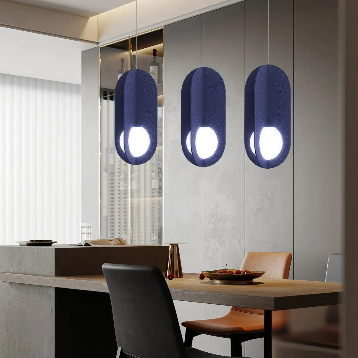 Antizer Carambola Acoustic Pendant Light for Dining Area