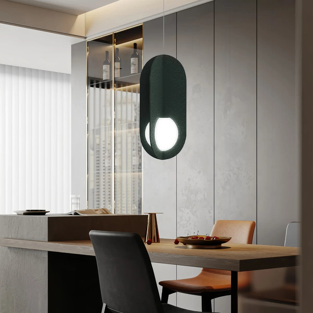 Antizer Carambola Acoustic Pendant Light for Dining Area