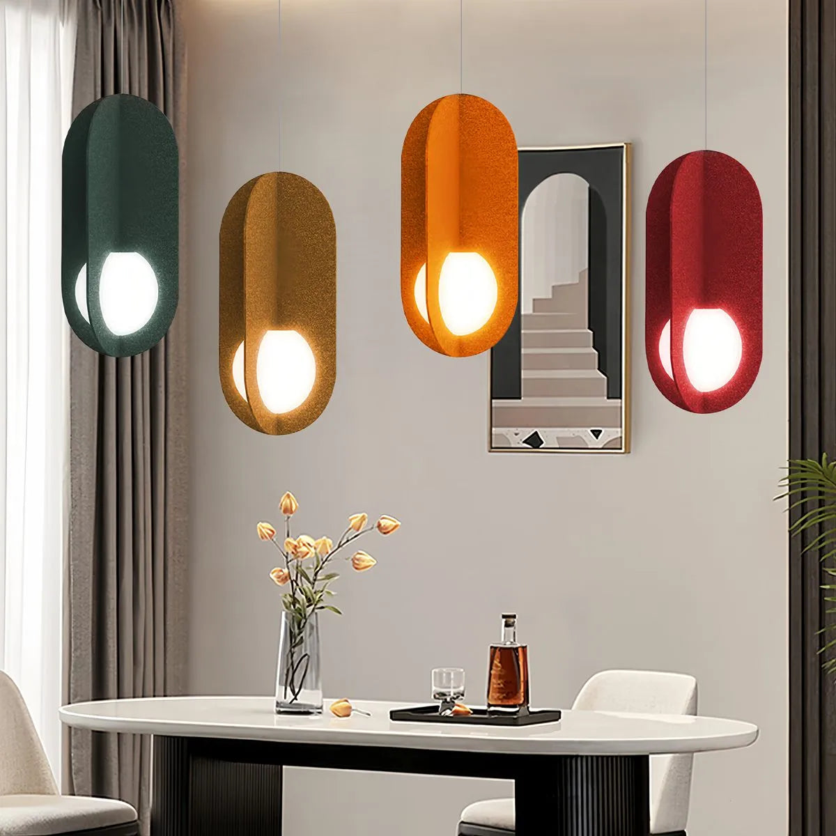 Antizer Carambola Acoustic Pendant Light for Dining Area