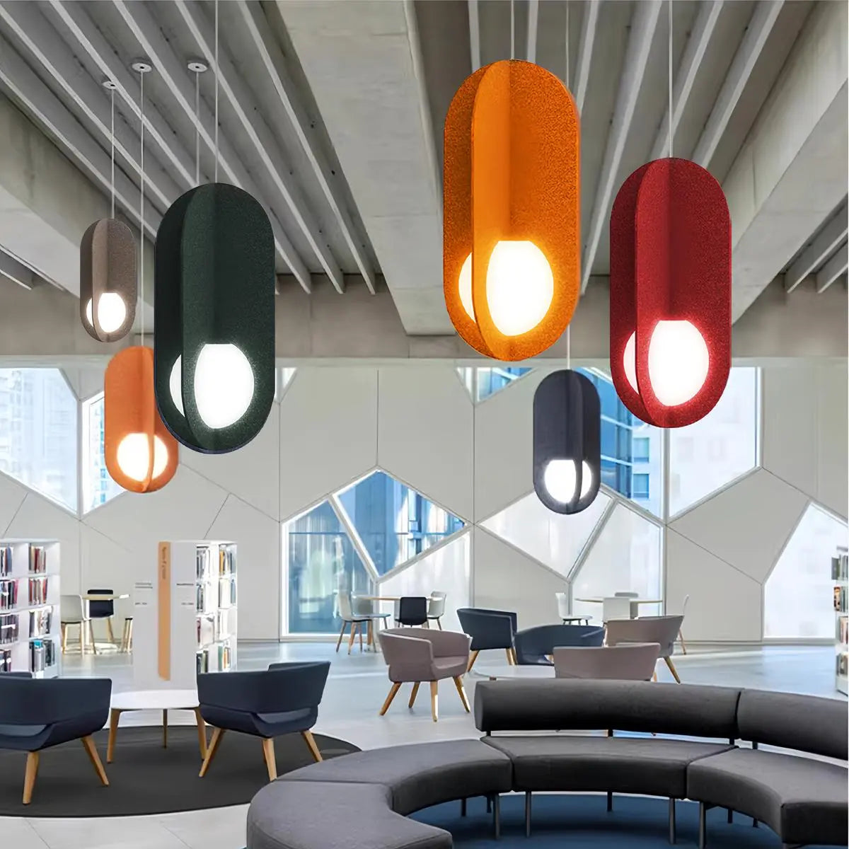 Antizer Carambola Acoustic Pendant Light for Dining Area