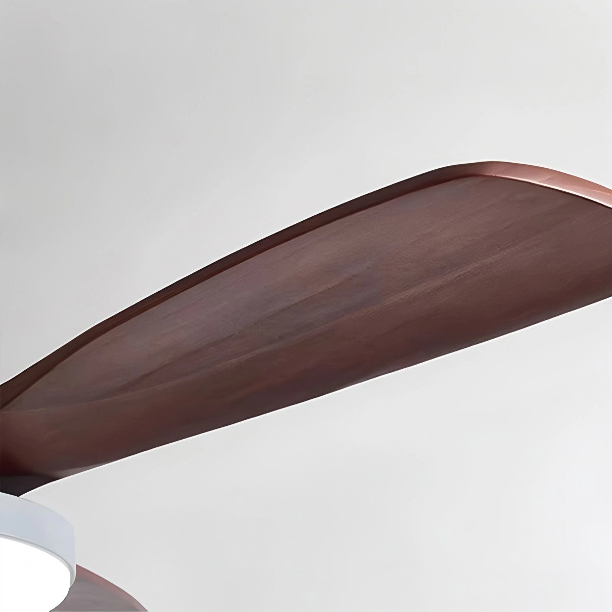 Antizer Vintage 3-leaf Solid Wood Ceiling Fan Lamp