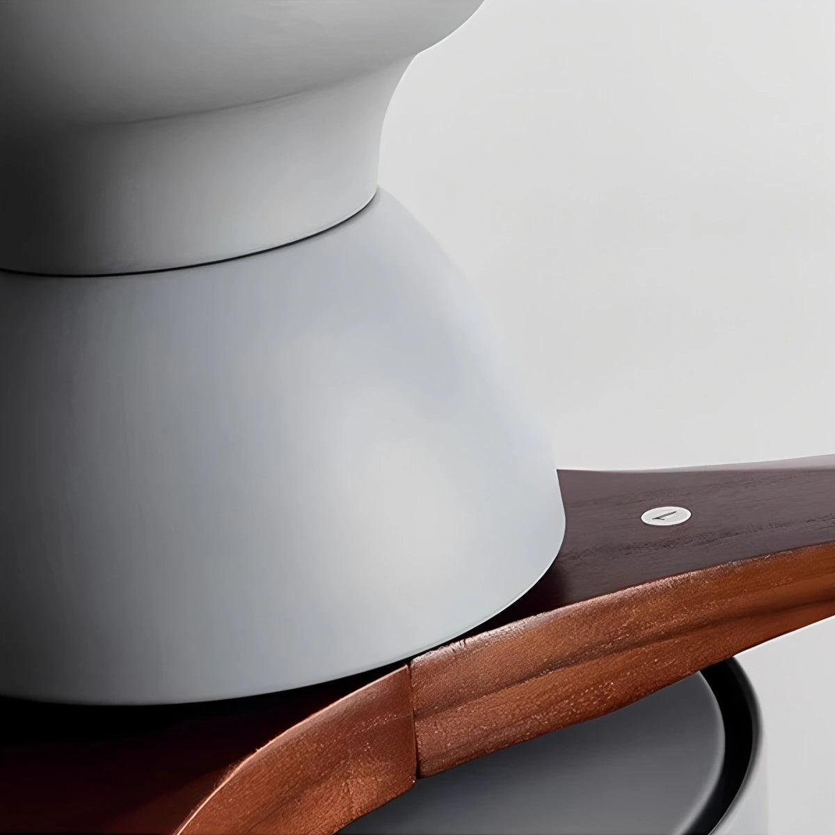 Antizer Vintage 3-leaf Solid Wood Ceiling Fan Lamp