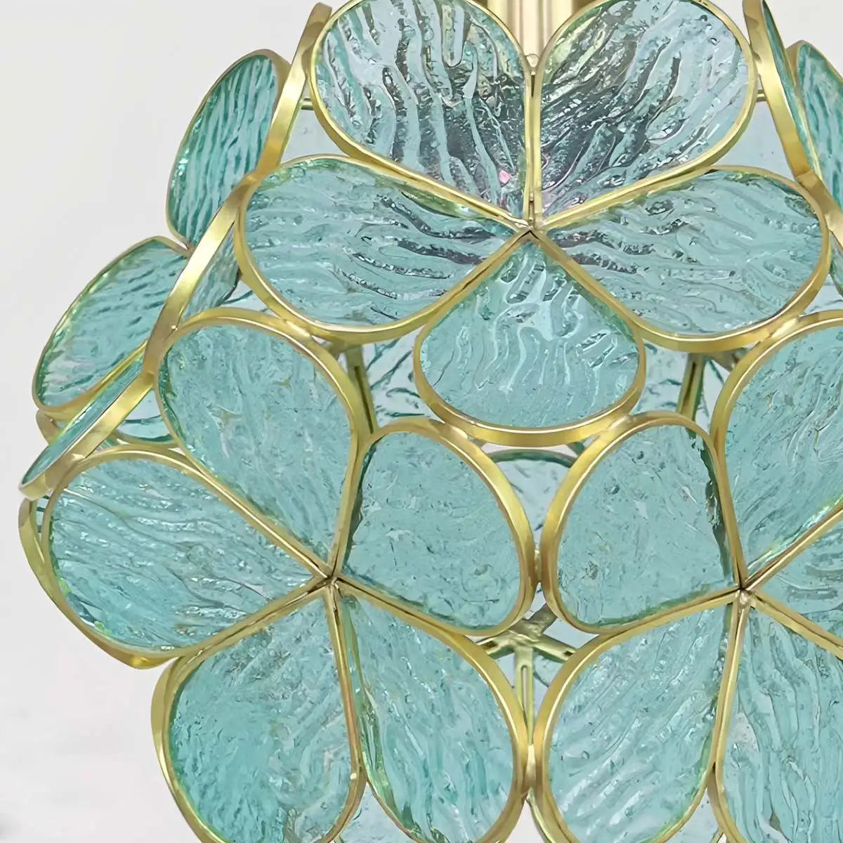 Antizer Cherry Blossom Stained Glass Pendant Light