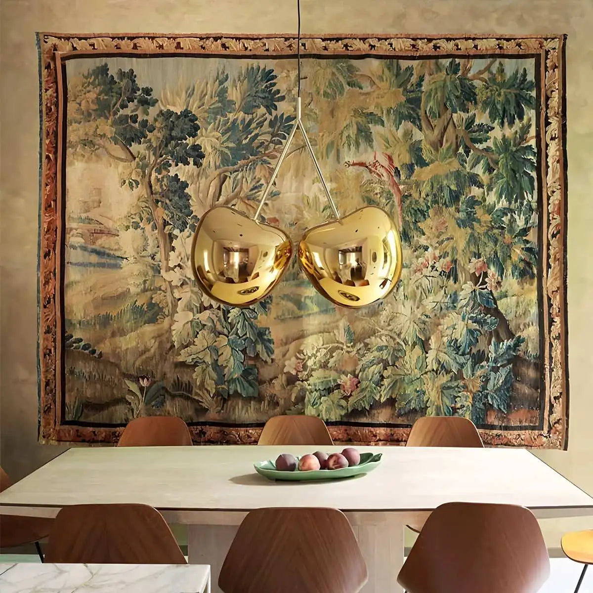 Antizer Cherry Metal Chandelier for Dining Room