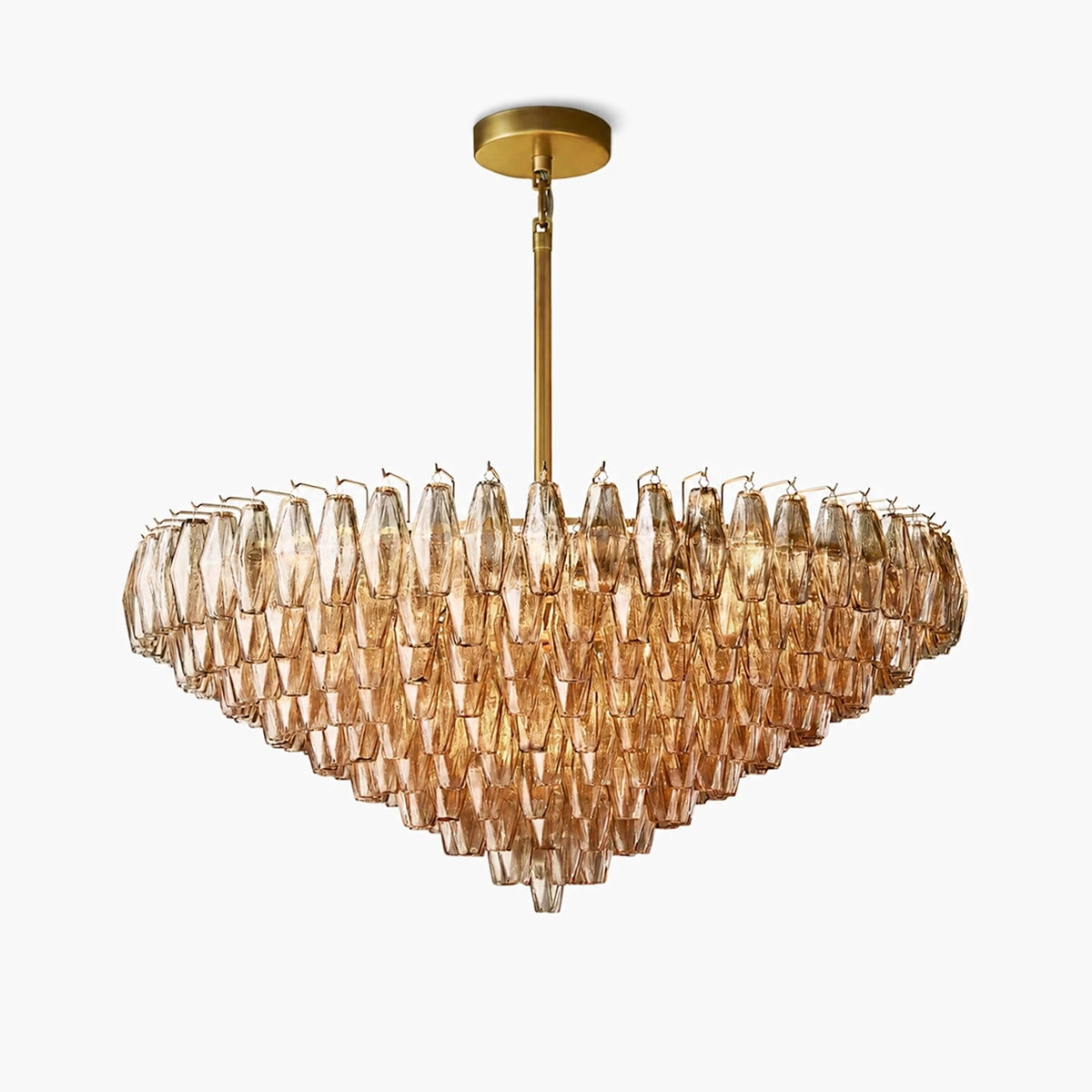 Antizer Chiara Glass Tiered Round Chandelier