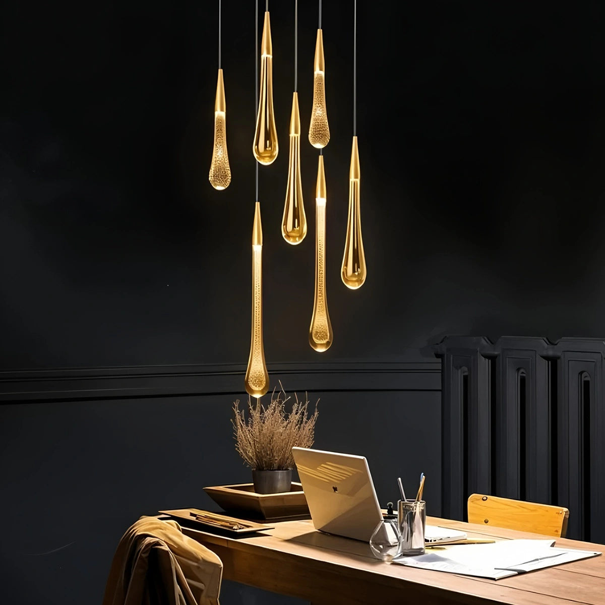Antizer Chryseos Crystal Pendant Light for Living Room