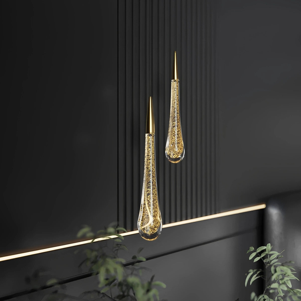 Antizer Chryseos Crystal Pendant Light for Living Room