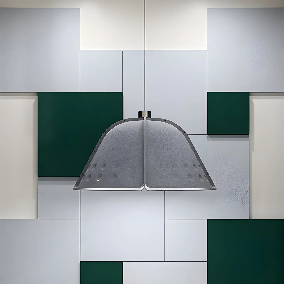 Antizer Clock Shaped Hot Pressed Acoustic Pendant Light