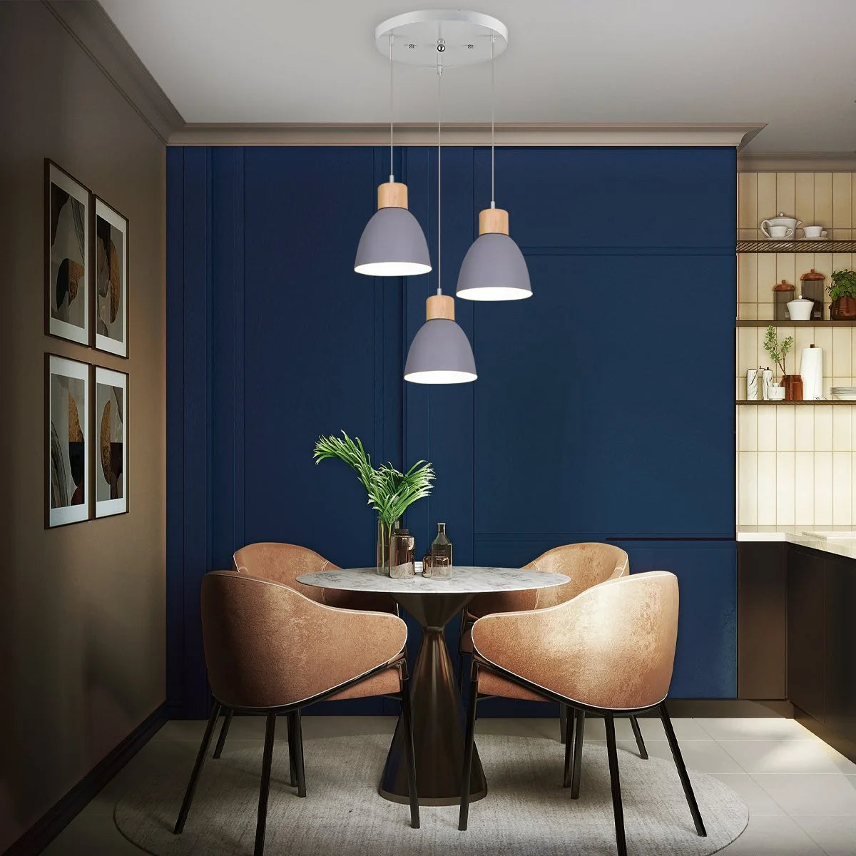 Antizer Colorato Aluminum Pendant Light for Kitchen
