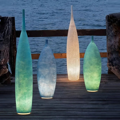 Antizer Colorful Vases Outdoor Floor Lamp