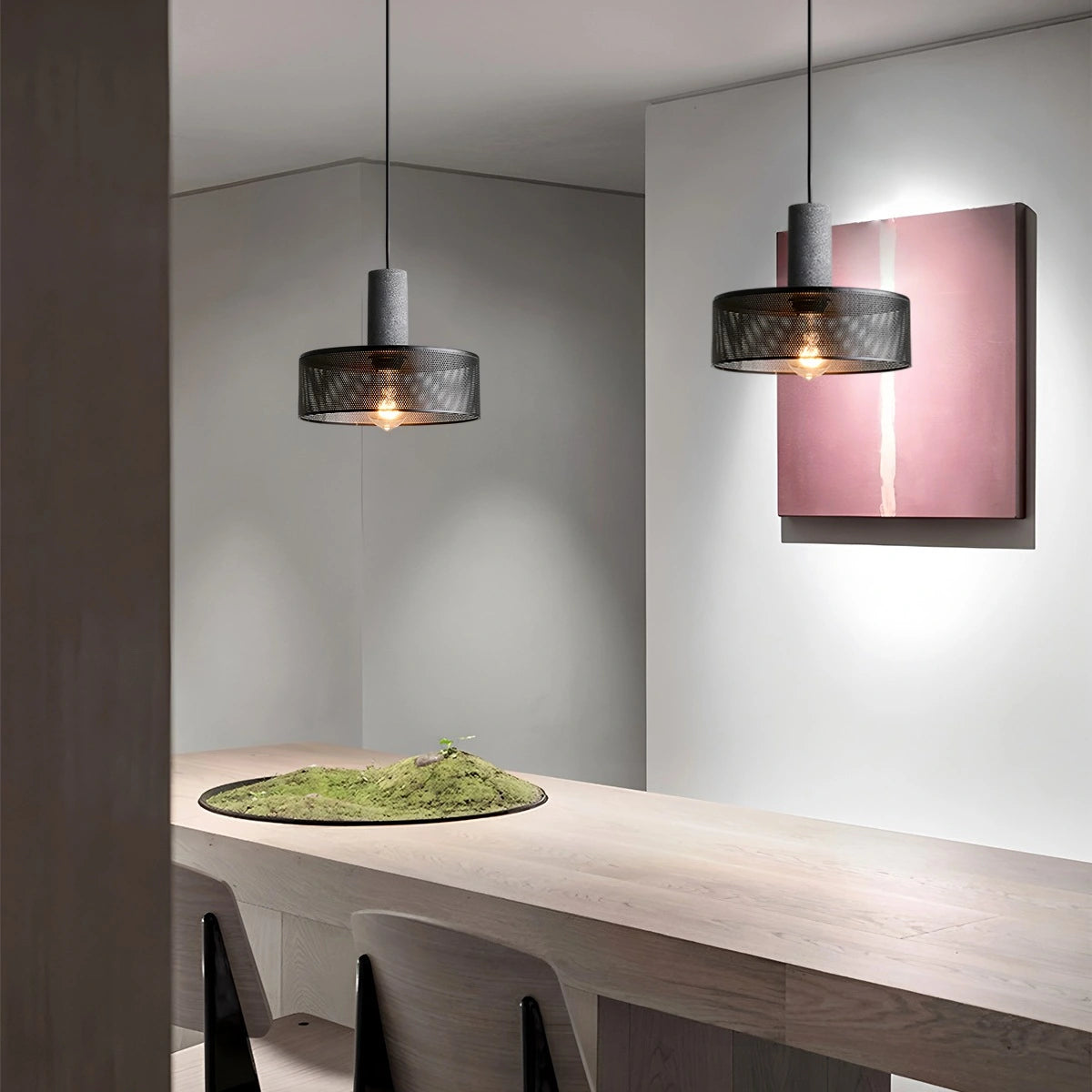 Antizer Concrete Industry Pendant Lamp for Kitchen