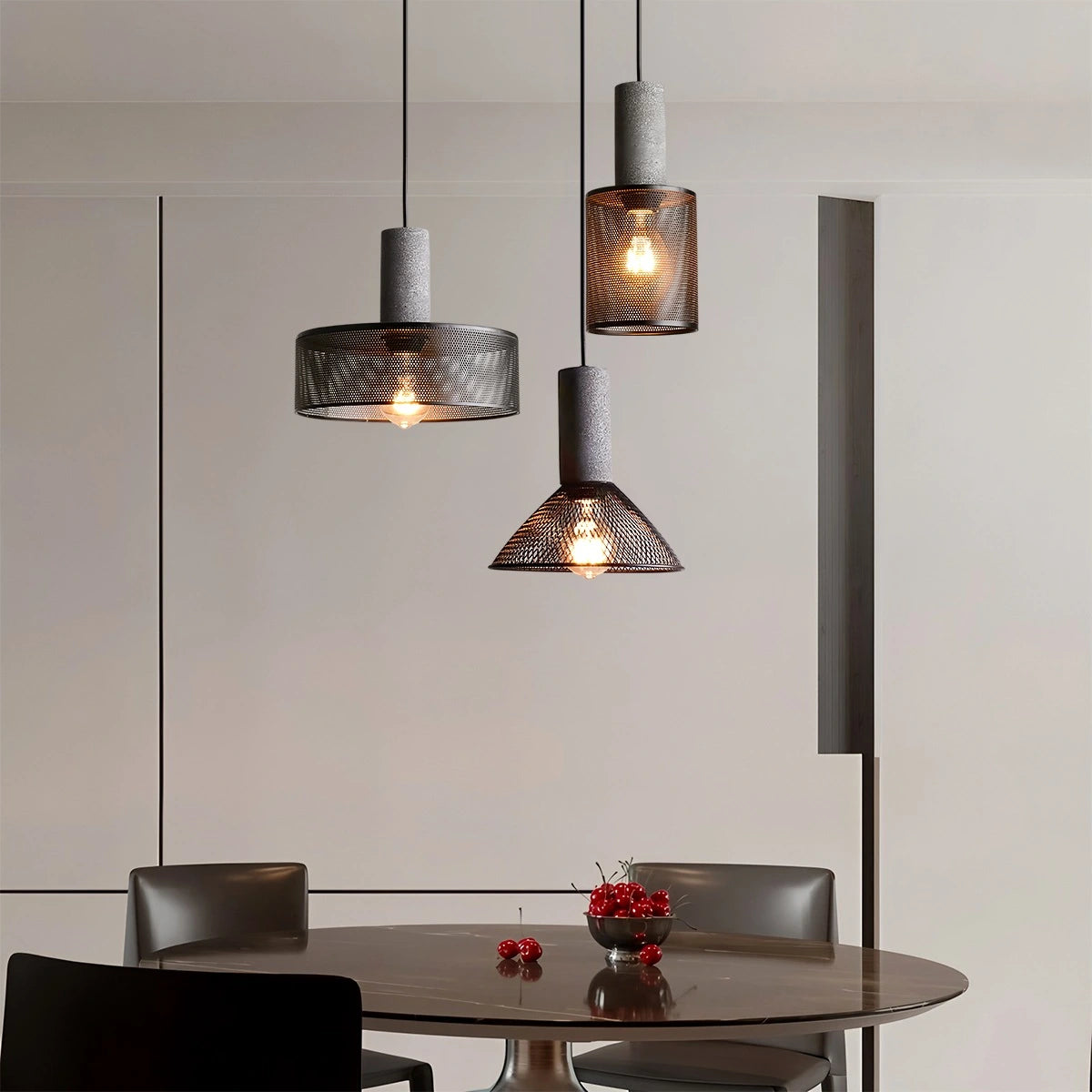 Antizer Concrete Industry Pendant Lamp for Kitchen