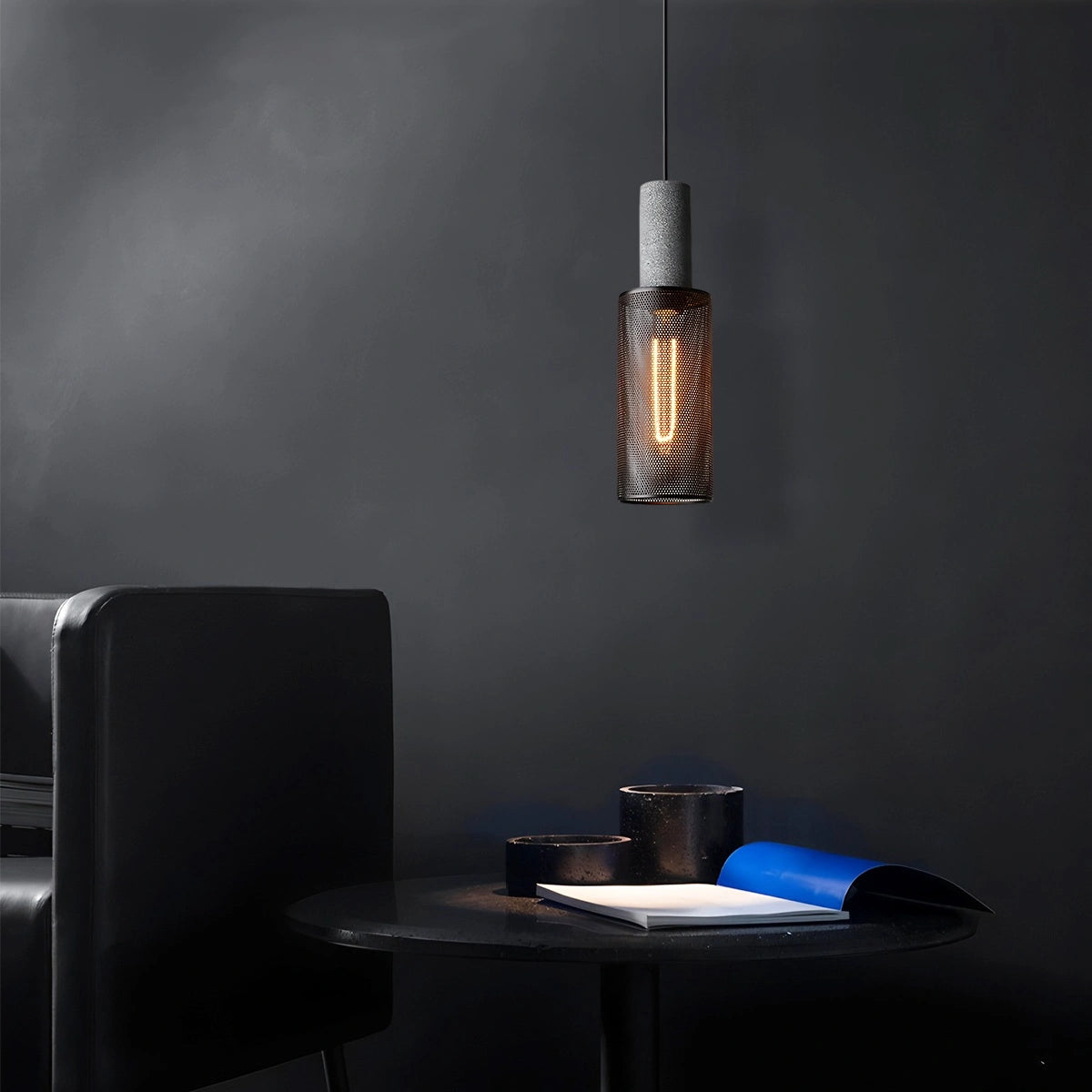 Antizer Concrete Industry Pendant Lamp for Kitchen