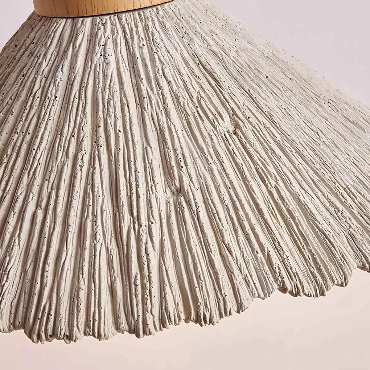 Antizer Concrete Pleated Pendant Lamp for Bedroom