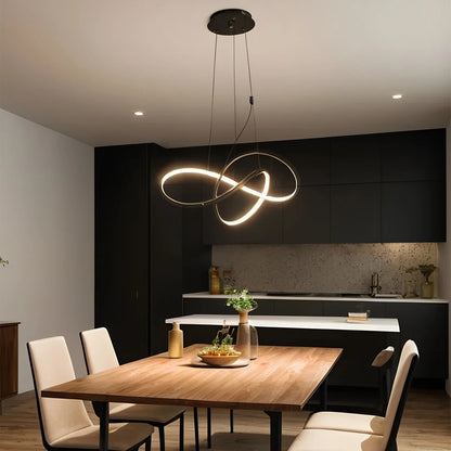 Antizer Creative Linear Pendant Light Living Rooms & Kitchens