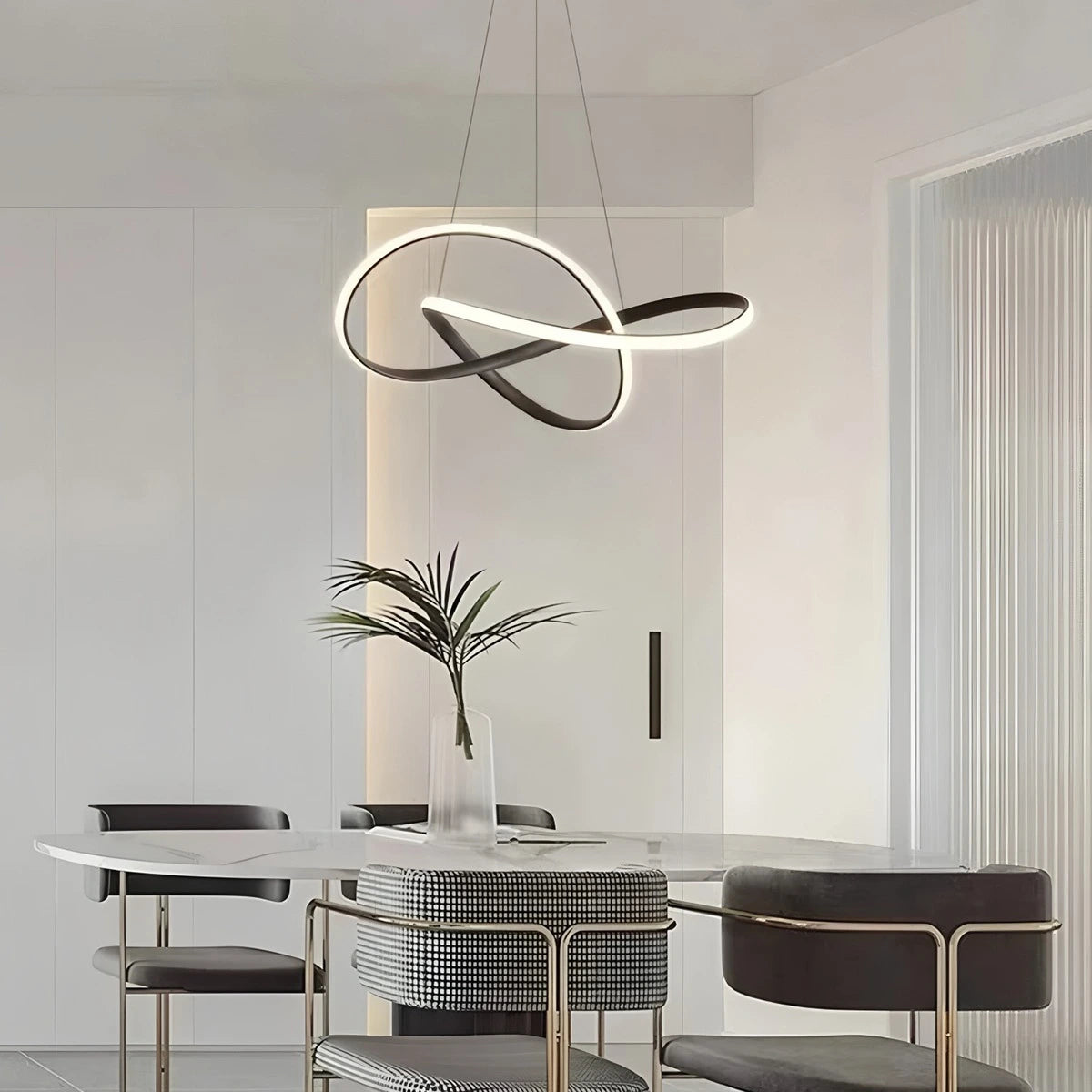 Antizer Creative Linear Pendant Light Living Rooms & Kitchens