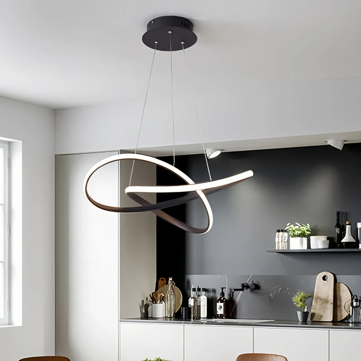 Antizer Creative Linear Pendant Light Living Rooms & Kitchens