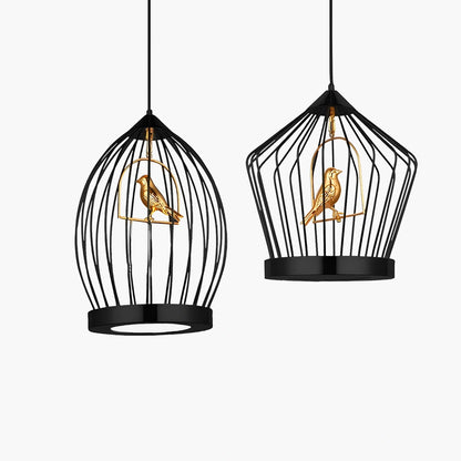 Antizer Creative Birdcage Pendant Light for Living Room