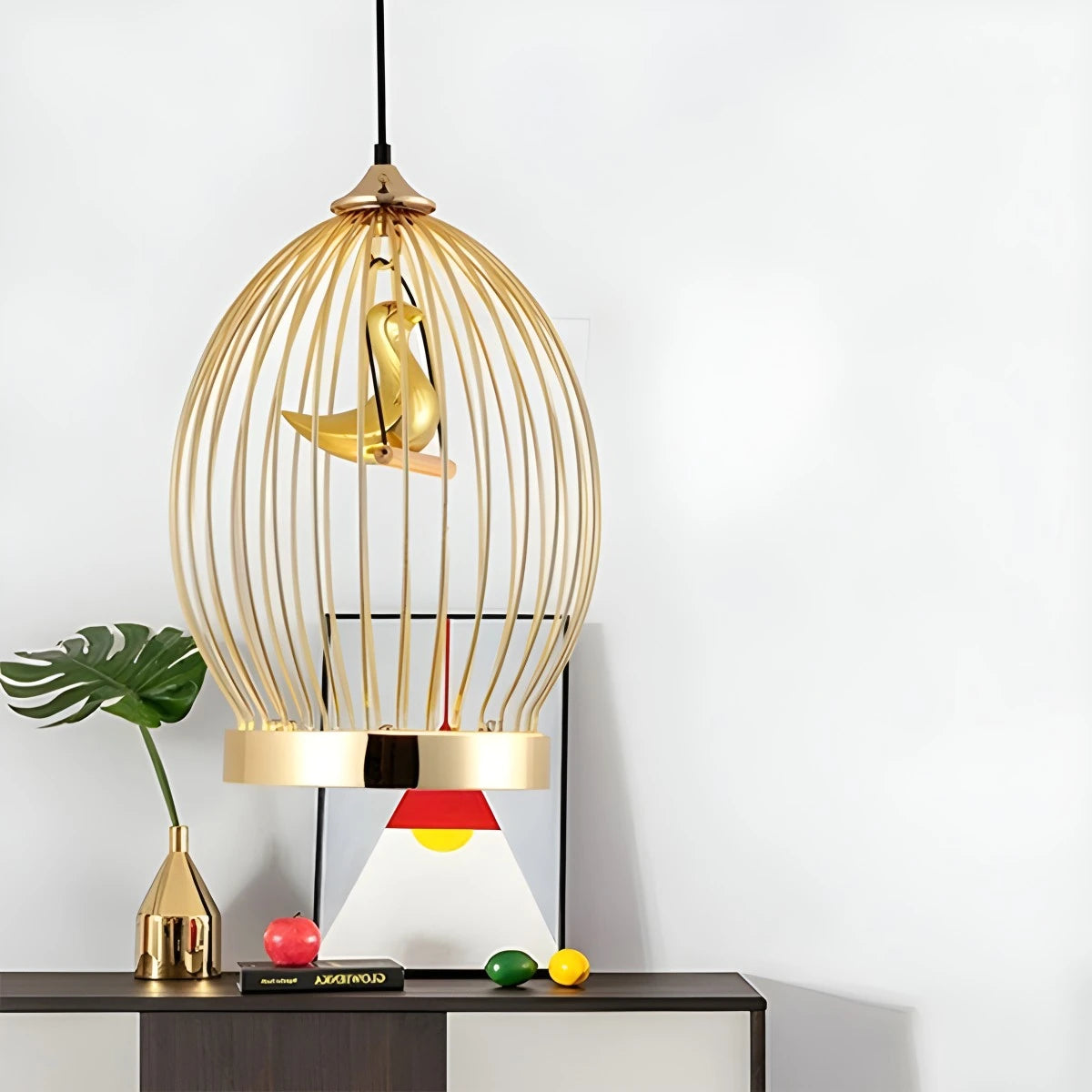 Antizer Creative Birdcage Pendant Light for Living Room