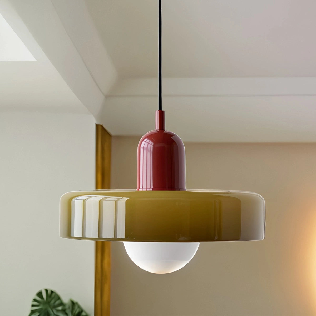 Antizer Modern Bauhaus Glass Pendant Light