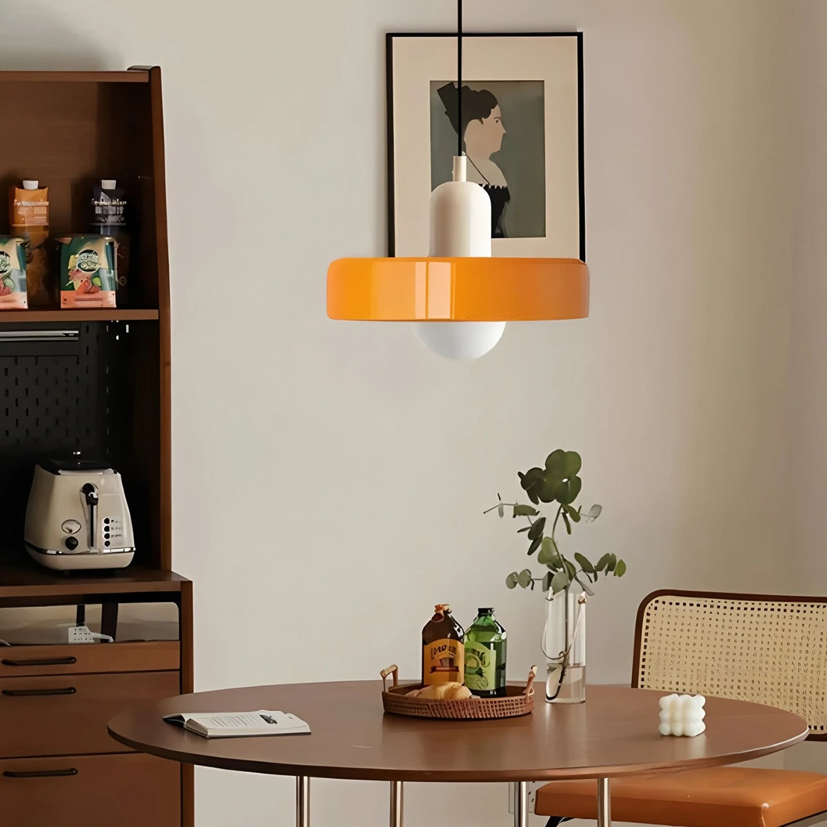 Antizer Modern Bauhaus Glass Pendant Light