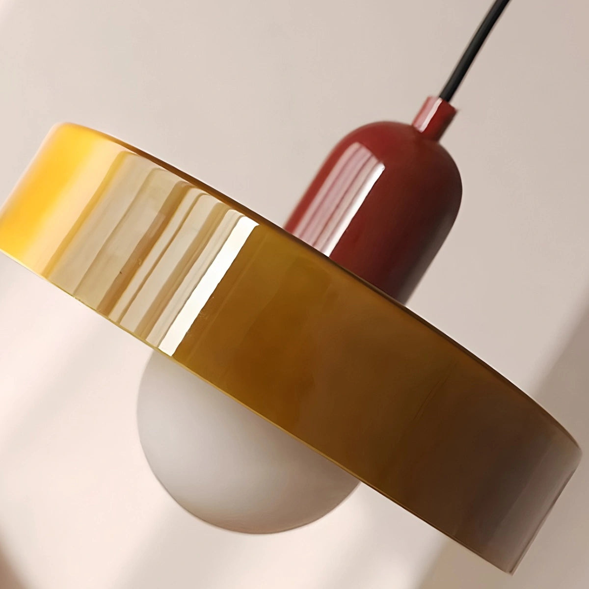 Antizer Modern Bauhaus Glass Pendant Light