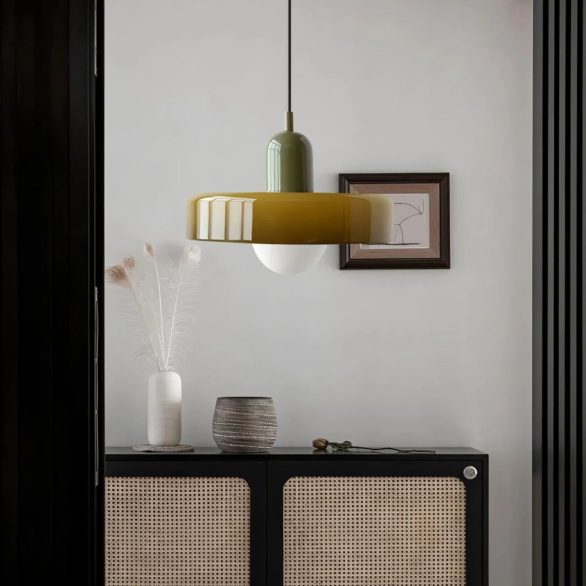 Antizer Modern Bauhaus Glass Pendant Light