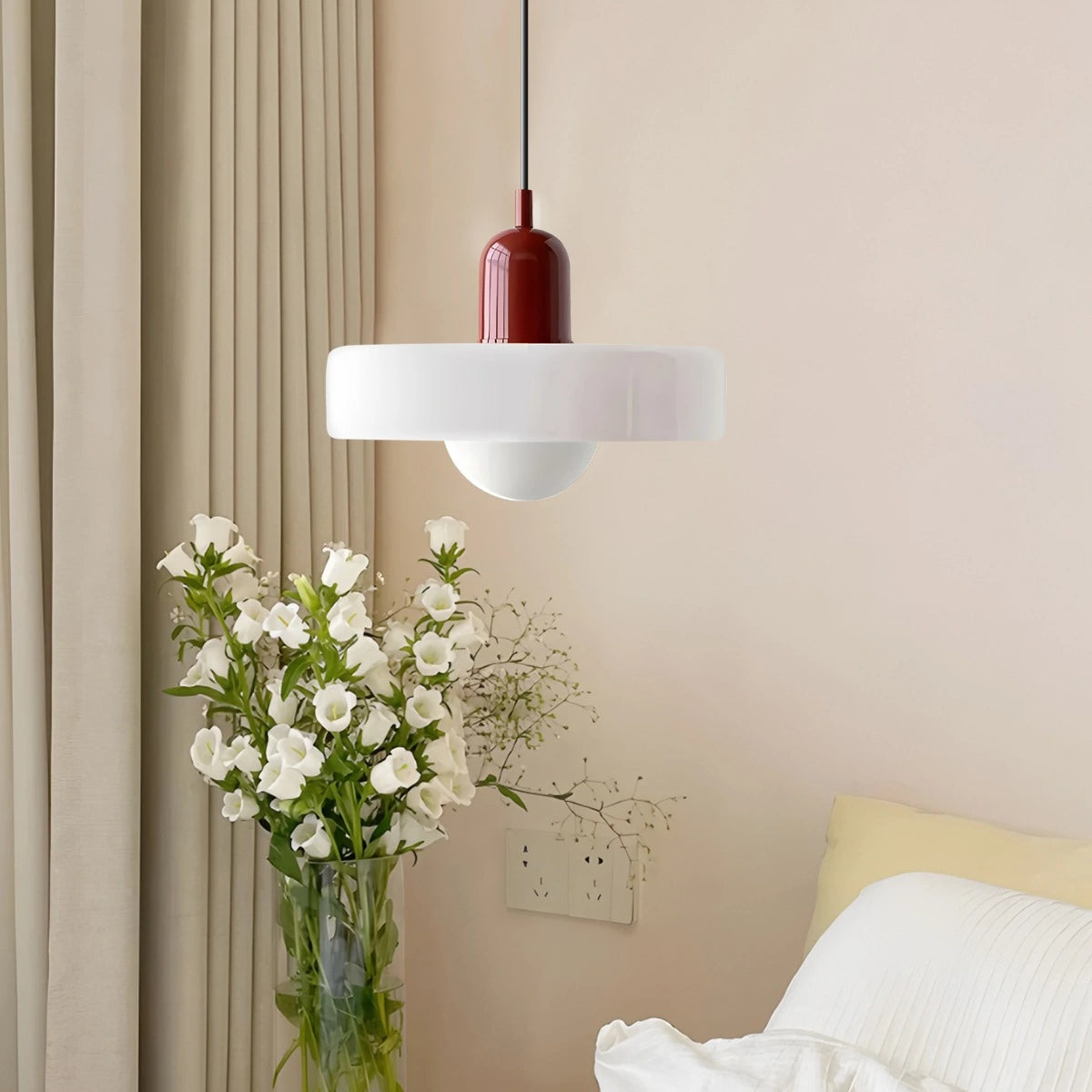 Antizer Modern Bauhaus Glass Pendant Light