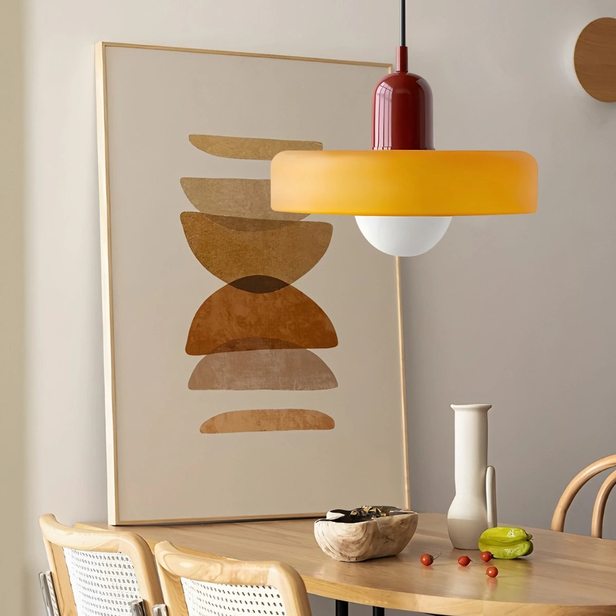 Antizer Modern Bauhaus Glass Pendant Light