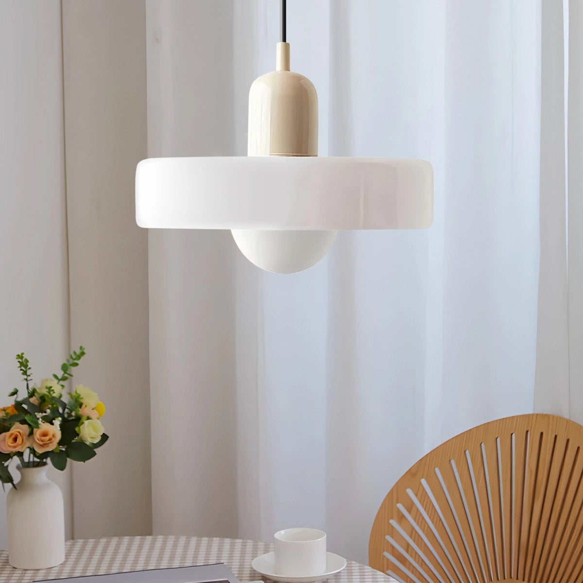 Antizer Modern Bauhaus Glass Pendant Light