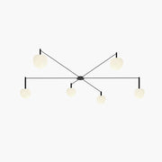 Antizer Custom Frosted Glass Globe Ceiling Light