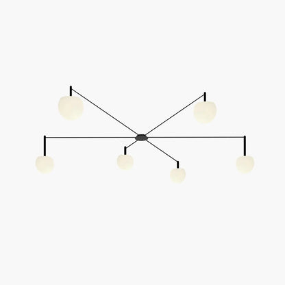 Antizer Custom Frosted Glass Globe Ceiling Light