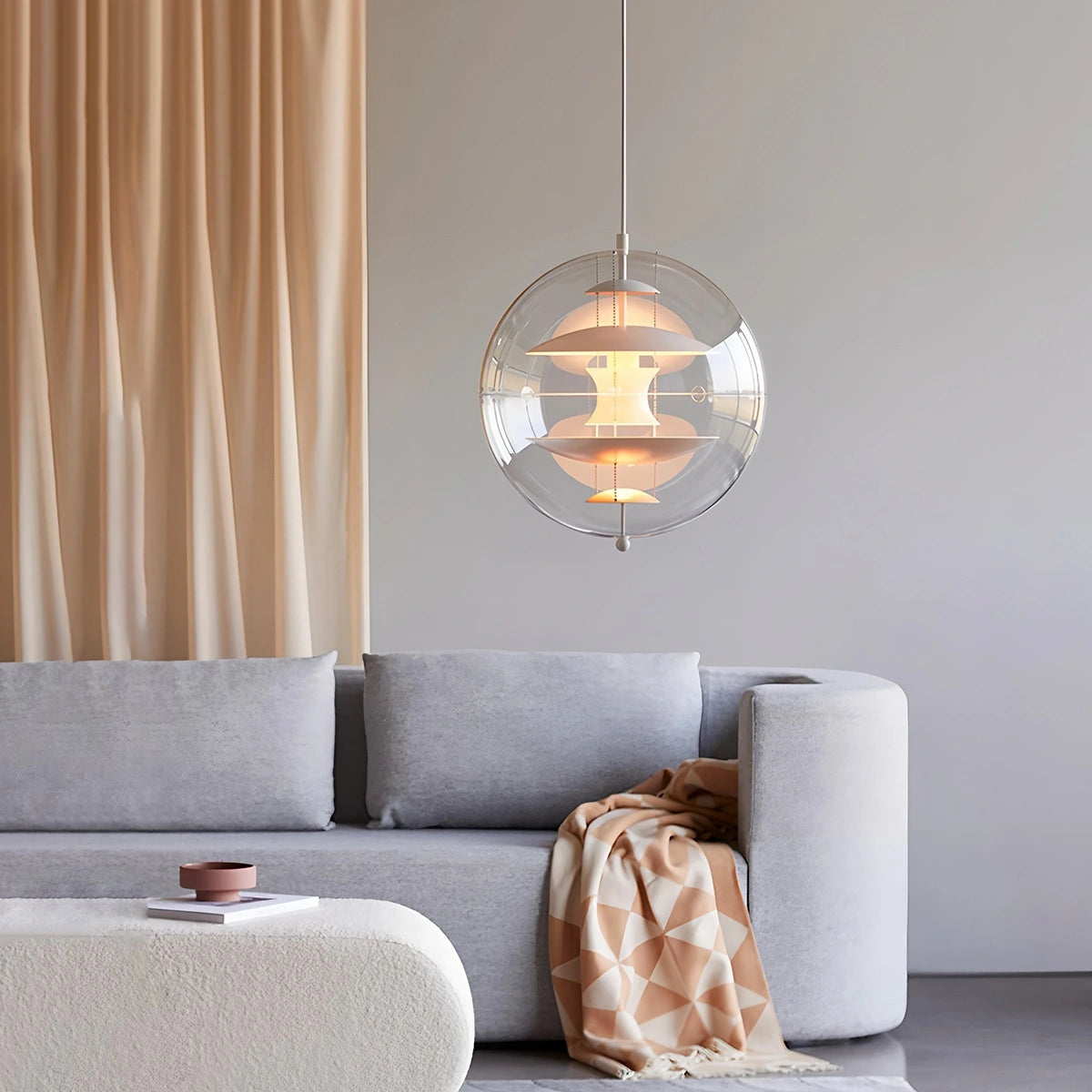 Antizer Danish Globe Dining Room Pendant Light