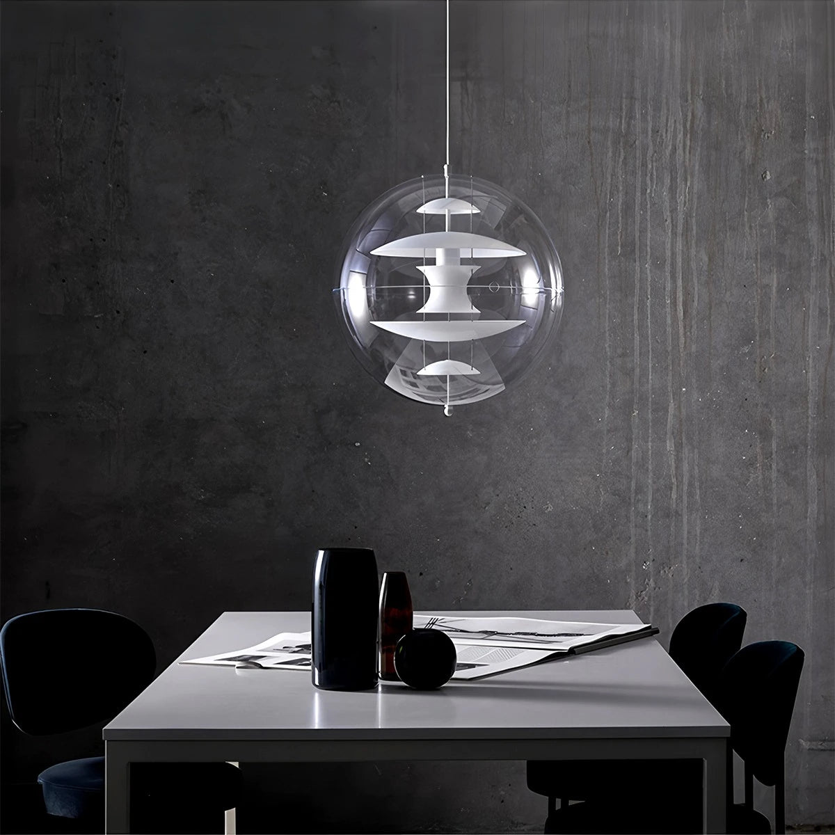 Antizer Danish Globe Dining Room Pendant Light